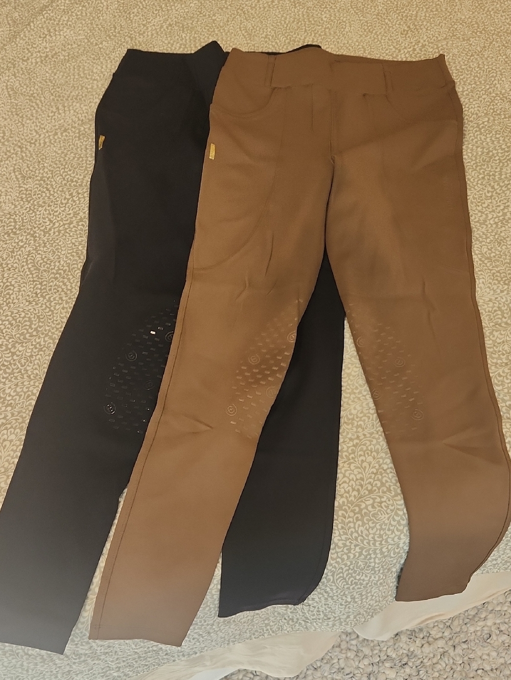 ✨ 3 For $25 SALE Equestrian Stockholm Riding Tights in Brown and Black